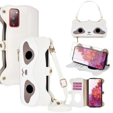 Imagem de Asuwish Capa de telefone para Samsung Galaxy S20 FE XHX EUA branca