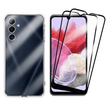 Imagem de Kit Proteção Para Galaxy M34, 2 Películas de Vidro 3D + Capa Transparente Anti Impacto