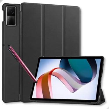 Imagem de Capa Case Para Xiaomi Redmi Pad Se 11" Polegadas 2023 + Caneta Touch DM ACESSÓRIOS (Azul)