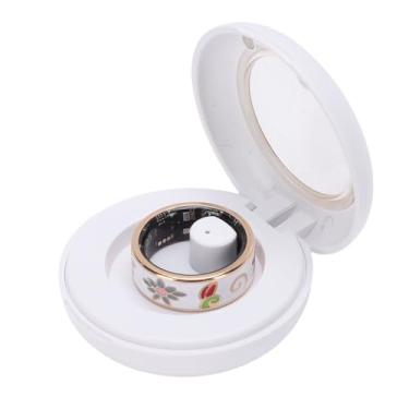 Imagem de Yunseity Anel Inteligente, Rastreador de Fitness Feito Em Esmalte Com Monitoramento do Sono e Contagem de Passos, à Prova de água IP68 para (7 ID: 17,3 mm/0,68 pol., Circunferência: 54,3 mm/2,14 pol.)