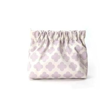 Imagem de Bolsa de cosméticos portátil com fecho de pressão, impressão automática, mini porta-chaves e bolsa de armazenamento de batom, Multicor, Tendência