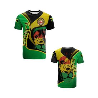 Imagem de Camisa De Futebol 3D Com Bandeira Da Jamaica Para Homens, Uniforme Da 