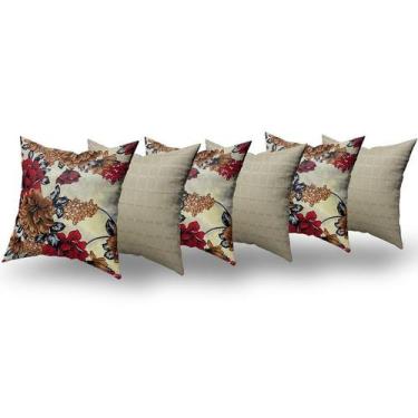 Imagem de Almofadas Decorativas 6 Unidades Com Ziper e Refil de Silicone - RT, K
