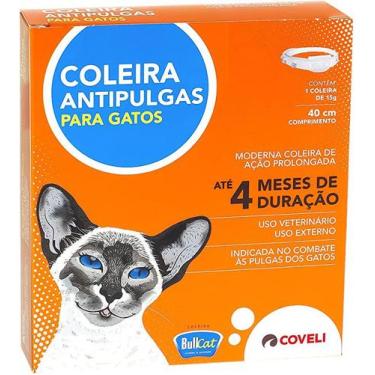 Imagem de Coleira Antipulgas Bullcat Para Gatos - COVELI