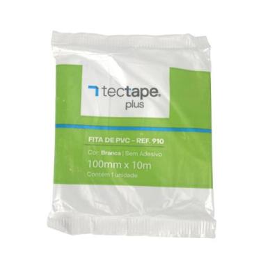 Imagem de Fita Pvc S/ Adesivo 100mm X 10m Para Tubos - TecTape Único