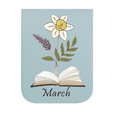 Imagem de Separadores para Mulheres - Porta Vintage em Couro PU,Marca-páginas Magnéticos,Para Crianças, Mulheres, Homens, Professores, Diário, Planejador, Escola, Trabalho E Estudo