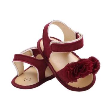 Imagem de Sandálias de verão para crianças de 0 a 1 ano, sapatos respiráveis de 