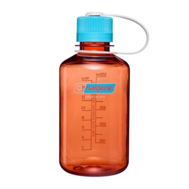Imagem de Nalgene Garrafa de água Tritan livre de BPA à prova de vazamento - boca estreita de 473 ml - Feita nos EUA para uso externo e hidratação diária - Emoção e movimento (chama)