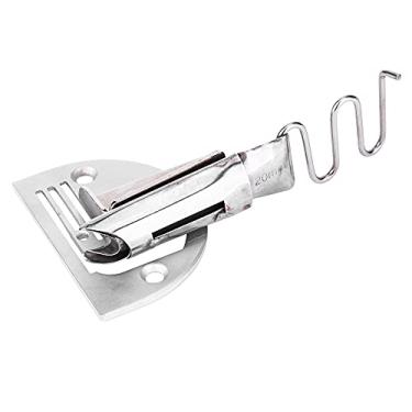 Imagem de Máquina de costura industrial Hemmer pasta pasta material grosso couro dobrável hemmer durável metal andando pé acessório de máquina de costura para encadernação de couro (Importado 20MM)