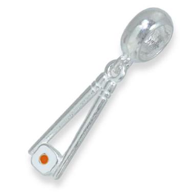 Imagem de Berloque Charms Pingente Hashi Sushi Comida Japonesa Prata - Lojas La+