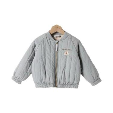 Imagem de Jaqueta De Algodão Acolchoada Para Meninas, Casaco Quente Para Criança