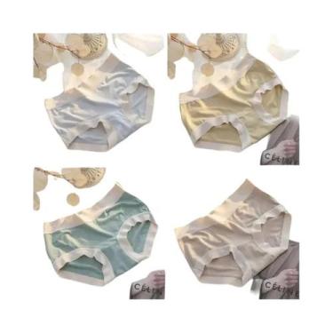 Imagem de Conjunto De Calcinhas Femininas Em Modal Confortáveis Sem Costura Ling