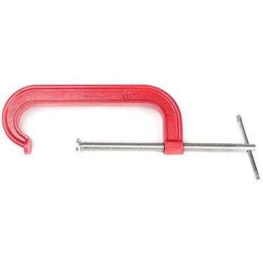 Imagem de Grampo de Fixação Tipo C 10" Ferro Fundido GC-036 Metalsul