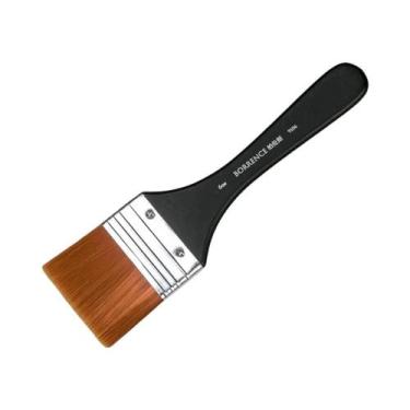 Imagem de Conjunto De 7 Pincéis De Pintura Em Nylon Com Cabo De Madeira Para Aqu