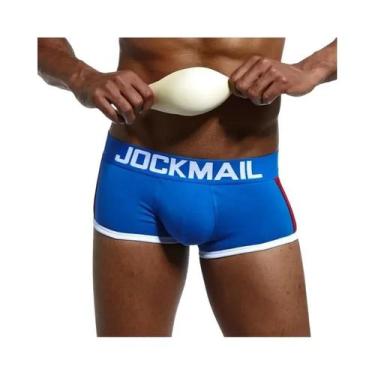 Imagem de Cuecas Masculinas Com Efeito De Aumento De Volume, Shorts Com Copo Pus