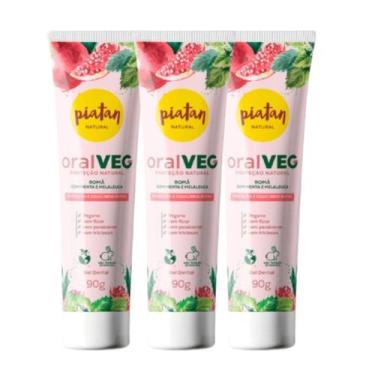 Imagem de Combo 2x Creme Dental Romã Vegano 90g Piatan