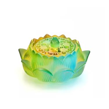 Imagem de Queimador de incensário de cascata incenso doméstico incenso interno disco de lótus incenso madeira de ágar queimador de incenso cerimônia de chá presente mobiliário doméstico incenso cascata