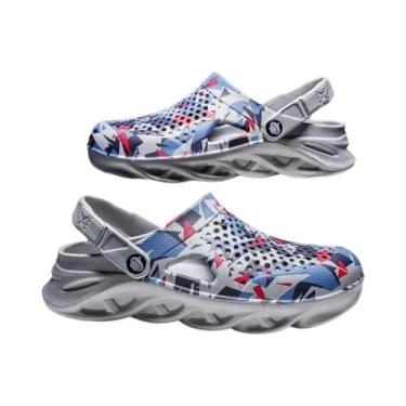 Imagem de Sandálias De Plataforma EVA Para O Verão Masculinas, Chinelos Planos P