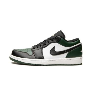 Imagem de Nike Tênis masculino Air Jordan 1 Low SE, Verde nobre/pólen/branco/preto, 44