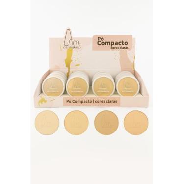 Imagem de AsuMakeup - Po Compacto Cores Claras ASU003 - Asu Makeup