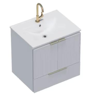 Imagem de Armario Banheiro 60cm Pitaia Com Lavatorio - P103354 - Cozimax