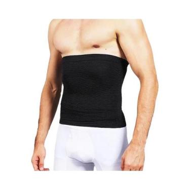 Imagem de Cinta Modeladora Masculina Redutora De Cintura E Abdômen Com Compressã