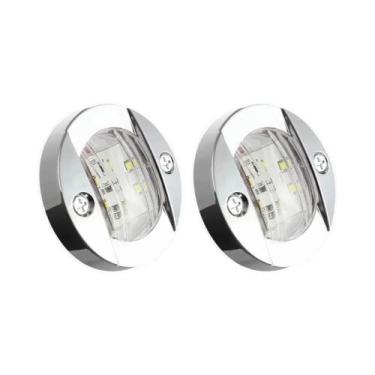 Imagem de Luz LED Marinha Redonda De 3 Polegadas 12V Para Barco, Luz De Popa, Ân