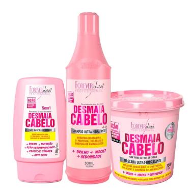 Imagem de Forever Liss Desmaia Cabelo Shampoo+ Leave-in + Máscara 350g