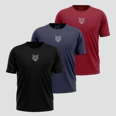 Imagem de Kit 3 Camisetas Masculina Dry Alpha Co-Masculino