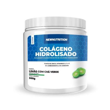 Imagem de Colágeno Hidrolisado - 300g Limão Com Chá Verde - NewNutrition-Unissex