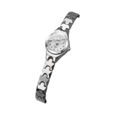 Imagem de Relógio De Pulso Feminino Elegante Com Pulseira Fina E Mostrador Árabe