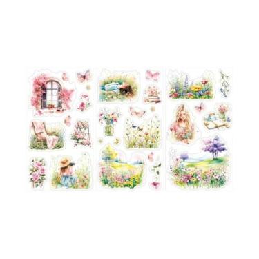 Imagem de 6 Adesivos De Material Duplo Mr. Paper, 6 Estilos, Decoração Criativa 