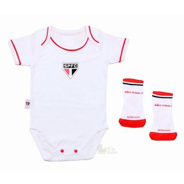 Imagem de Kit Bebê com Body e Meia São Paulo Oficial