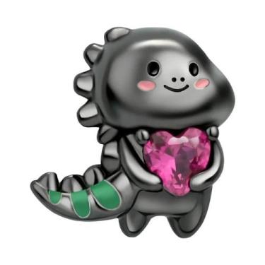 Imagem de Pingente De Dragão Brilhante Em Prata Esterlina 925 Para Acessórios De