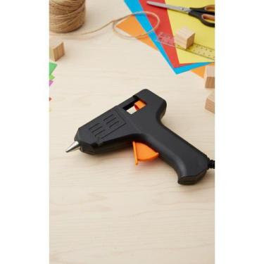 Imagem de Pistola Cola Quente Bivolt 10W + 7 Bastões P/ Artesanato - Congratulat