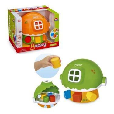 Imagem de Cogumelo Coleção Happy Brinquedo Didatico Infantil - Usual Brinquedos,