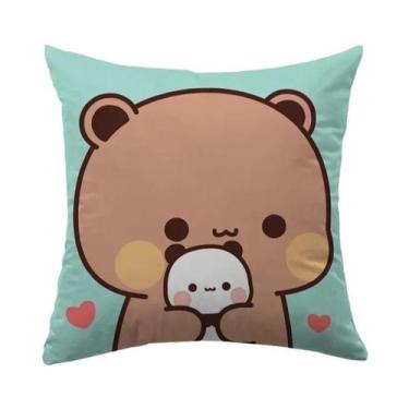 Imagem de Capa De Almofada Decorativa Anime Bubu Dudu 40x40 45x45 Para Sofá E Ca