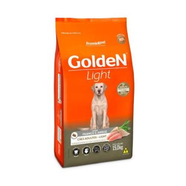Imagem de Alimento Golden Adultos Light 15kg Ração Cachorro Saudável - Premier P