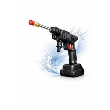 Imagem de Lavadora de Alta Pressão Portátil Sem Fio Econômica com Bateria Recarr