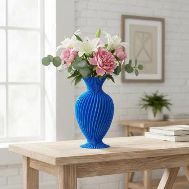 Imagem de Vaso Jarro Decorativo Clássico Plástico Para Flores Artificiais Sala M