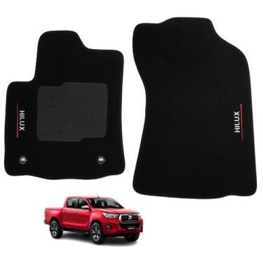 Imagem de Jogo Tapete Para Hilux CD 4x4 19 20 21 22 23 2024 2025 2026 - Ecotap