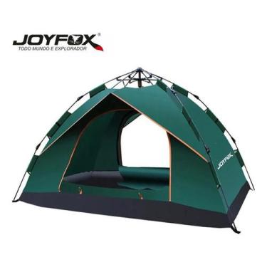 Imagem de Barraca Camping Automática Joyfox 3-4 Pessoas Impermeável Ve - Congrat