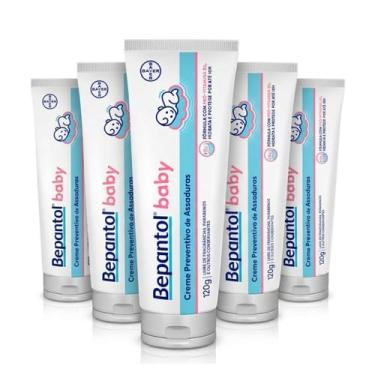 Imagem de Kit com 5 Cremes Pomada de Assadura 120gr Cada - Bepantol