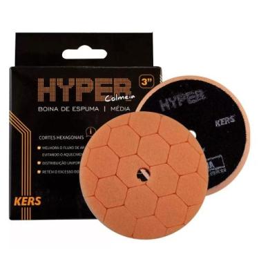 Imagem de Boina de Espuma Laranja Kers Hyper 3 Polegadas - Refino