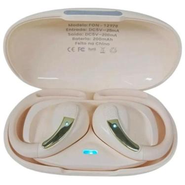Imagem de Fone de Ouvido Bluetooth 5.4 Esportivo Gancho Inova FON12970 Sem Fio T