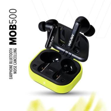 Imagem de Fone de Ouvido Sem Fio WAAW MOB 500 ANC TWS com Cancelamento Ativo, To
