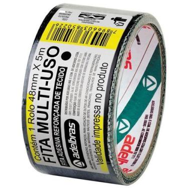 Imagem de Fita De Alta Resistência Silver Tape Cinza 48mm x 5M * 12452 - Adelbra