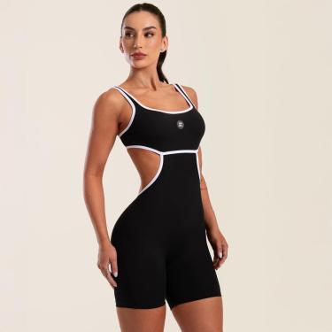 Imagem de Macaquinho Lush Preto Com Bojo Donna Carioca-Feminino