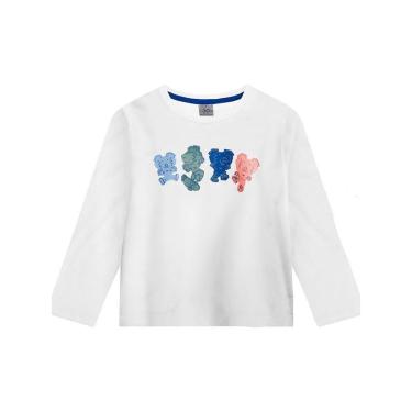 Imagem de Camiseta Manga Longa Tigor T Tigre Baby Happy Branco-Masculino