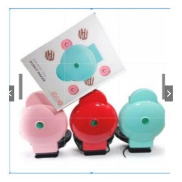 Imagem de Mini Maquina De 7 Donuts Rosquinhas Mini Maker Donuts - oem, Verde
